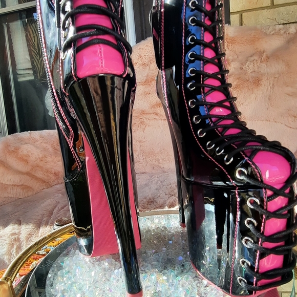 Platform Stiletto Boots - Picture 3 of 13